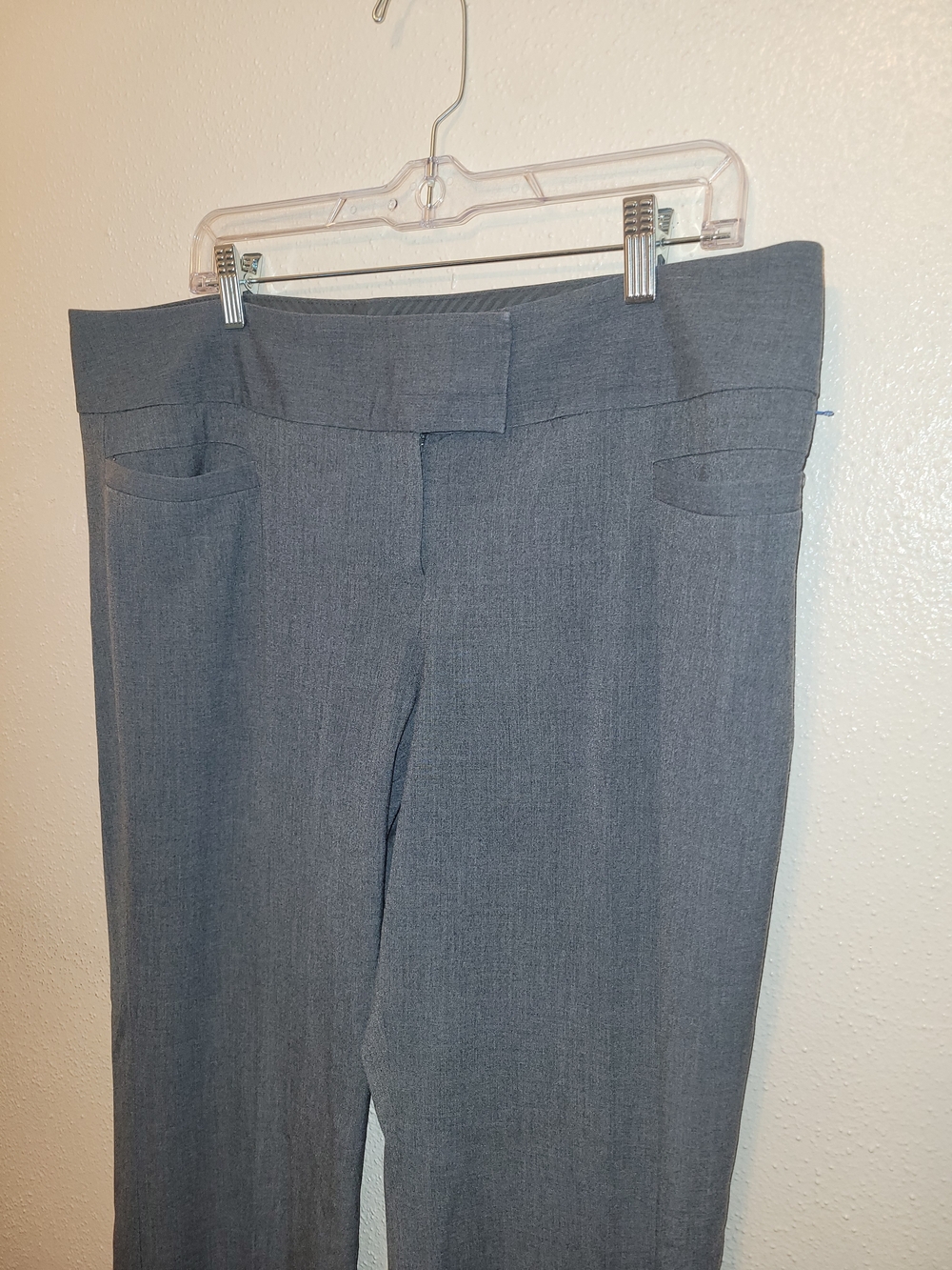 The Limited Drew Fit Gray Career Dress Pants Size 14 Stretch Trouser - Picture 3 of 8